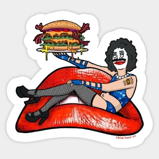 Dr. Frankenburger Bobs Burgers Rocky Horror Parody Sticker